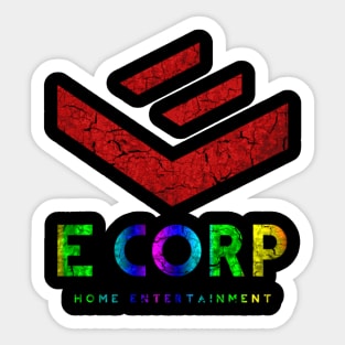 E CORP HOME ENTERTAINMENT Mr Robot Sticker